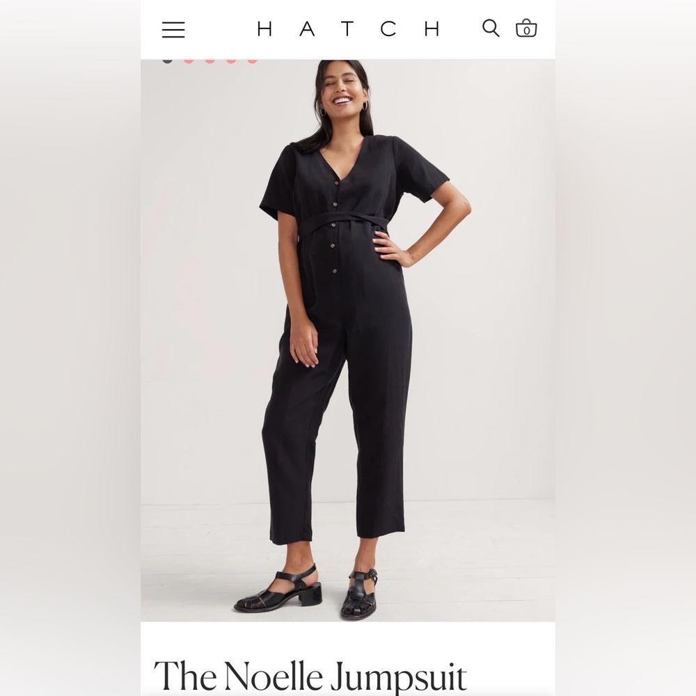Noelle maternity jumpsuit - size 1 - rust